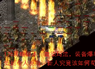 176黑暗版本:血染玛法,装备爆率低到令人发指,新人究竟该如何苟活? 176黑暗版本:血染玛法,装备爆率低到令人发指,新人究竟该如何苟活?
