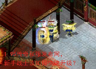 1.95传奇私服发布网,新手战士该如何快速升级? 1.95传奇私服发布网,新手战士该如何快速升级?