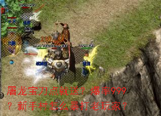 屠龙宝刀点就送?爆率999?新手村怎么暴打老玩家? 屠龙宝刀点就送?爆率999?新手村怎么暴打老玩家?