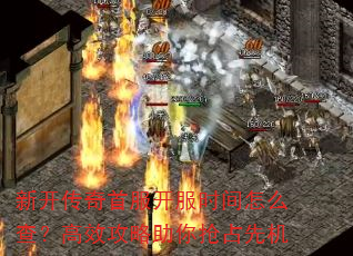 新开传奇首服开服时间怎么查?高效攻略助你抢占先机 新开传奇首服开服时间怎么查?高效攻略助你抢占先机