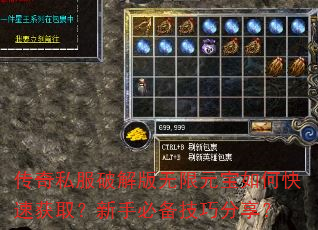 传奇私服破解版无限元宝如何快速获取?新手必备技巧分享? 传奇私服破解版无限元宝如何快速获取?新手必备技巧分享?