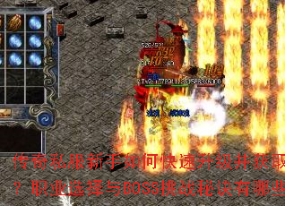 ����˽��������ο�����������ȡ����װ����ְҵѡ����BOSS��ս�ؾ�����Щ��