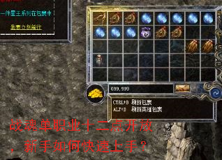 战魂单职业十二点开放,新手如何快速上手? 战魂单职业十二点开放,新手如何快速上手?