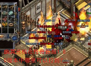 幽冥元核在传奇新服1.80版本中哪里可以打到? 幽冥元核在传奇新服1.80版本中哪里可以打到?