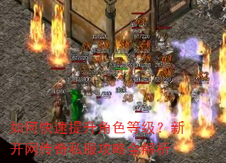 如何快速提升角色等级?新开网传奇私服攻略全解析 如何快速提升角色等级?新开网传奇私服攻略全解析