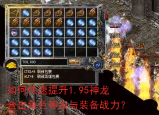 如何快速提升1.95神龙合击角色等级与装备战力? 如何快速提升1.95神龙合击角色等级与装备战力?
