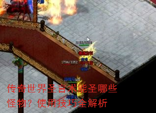 传奇世界圣言术能圣哪些怪物?使用技巧全解析 传奇世界圣言术能圣哪些怪物?使用技巧全解析